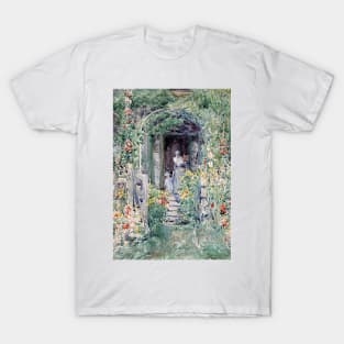 The Garden in Its Glory by Childe Hassam T-Shirt